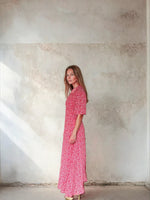 Load image into Gallery viewer, Elena Dress Red Ditsy