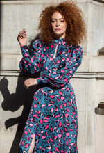 Load image into Gallery viewer, Paris Midi Dress in Leopard Print