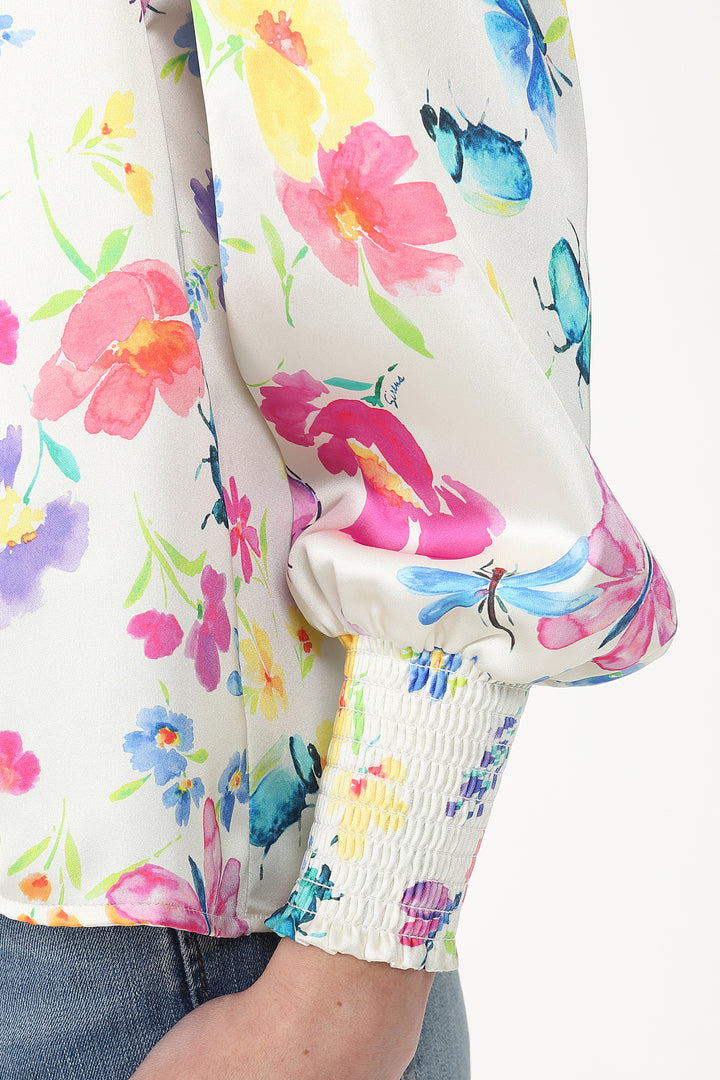 Dawn Blouse Cream Love Bug