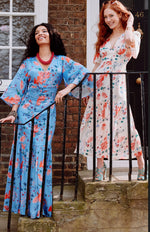 Load image into Gallery viewer, Imelda Dress Ecru Fish Print