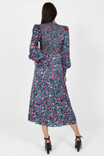 Load image into Gallery viewer, Paris Midi Dress in Leopard Print