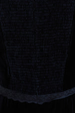 Load image into Gallery viewer, London Midi Dress in Navy Velvet