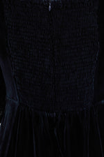 Load image into Gallery viewer, Rome Midi Dress in Navy Velet