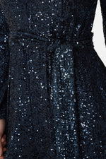 Load image into Gallery viewer, New York Jumpsuit in Navy Sequins