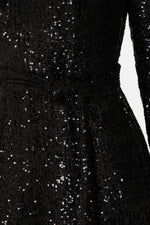 Load image into Gallery viewer, New York Jumpsuit in Black Sequins