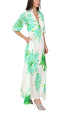 Load image into Gallery viewer, Elena Maxi Dress Soft Green Floral