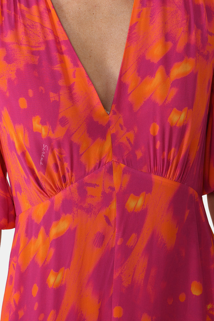 Elena Pink Butterfly Print