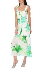 Load image into Gallery viewer, Poppy Dress Green Floral Print