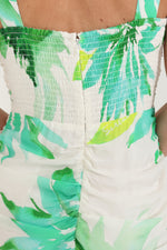 Load image into Gallery viewer, Poppy Dress Green Floral Print