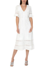 Load image into Gallery viewer, London Midi Dress White Picard