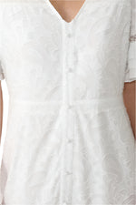 Load image into Gallery viewer, London Midi Dress White Picard