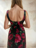 Load image into Gallery viewer, Bella Dress Black Poppy