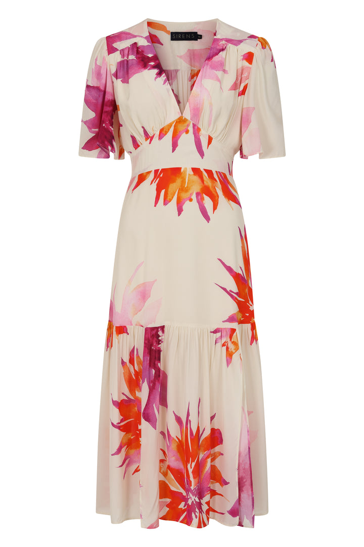 Imelda Dress Pink Flowers