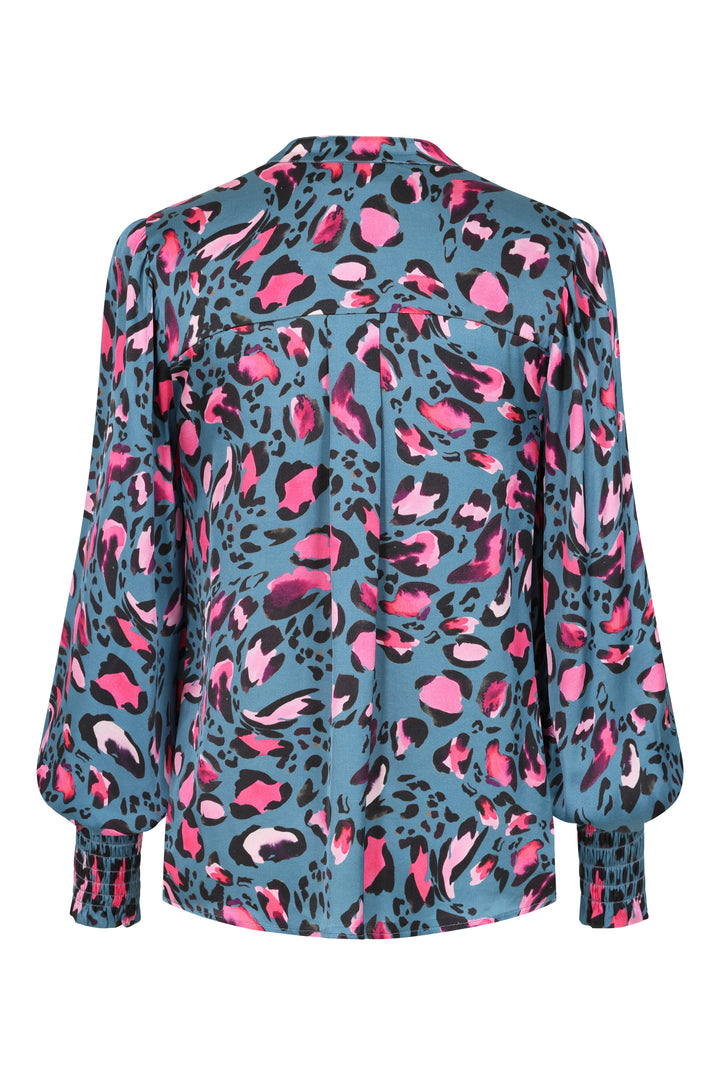 Dawn Blouse in Leopard Print