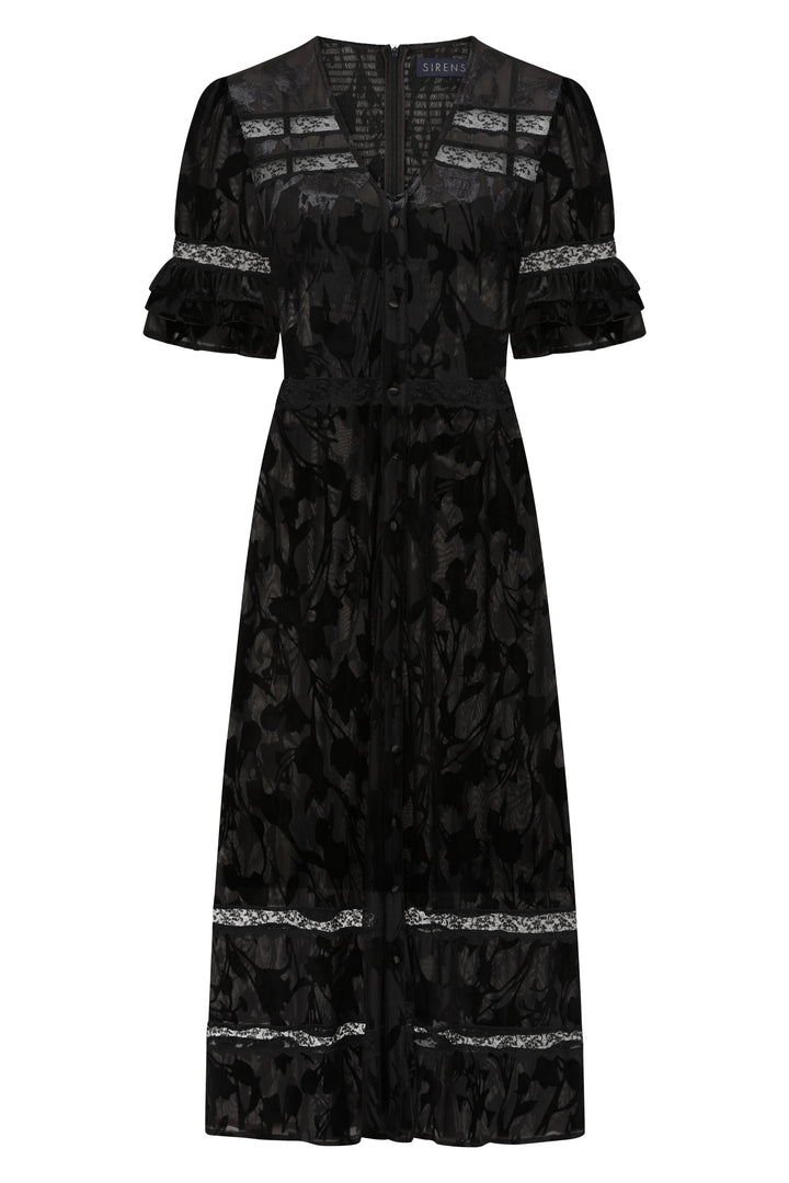 London Midi Dress in Black