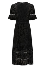 Load image into Gallery viewer, London Midi Dress in Black