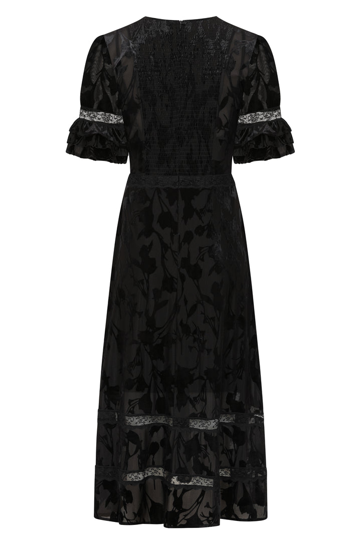 London Midi Dress in Black