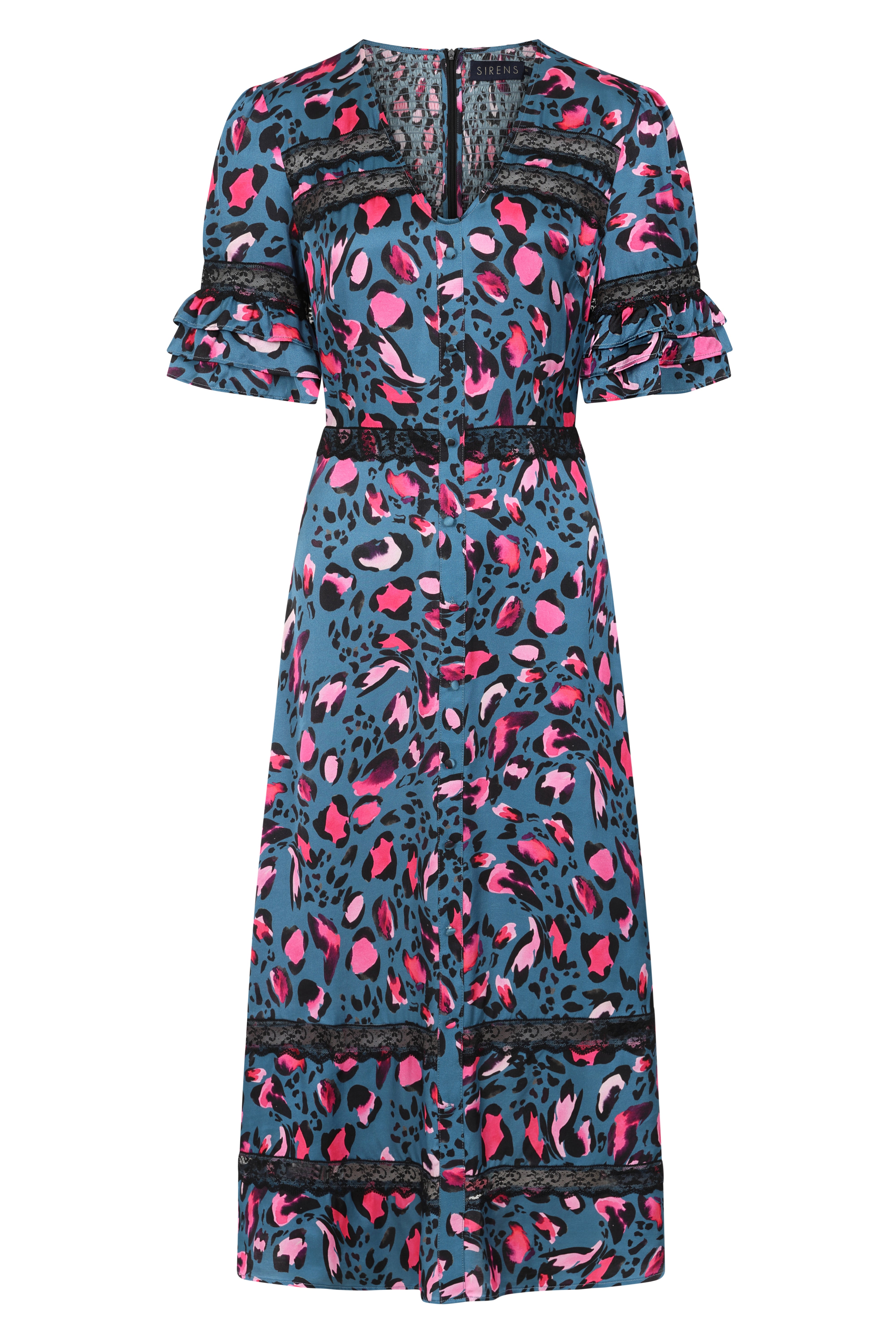 London Dress in Leopard Print - Image 2