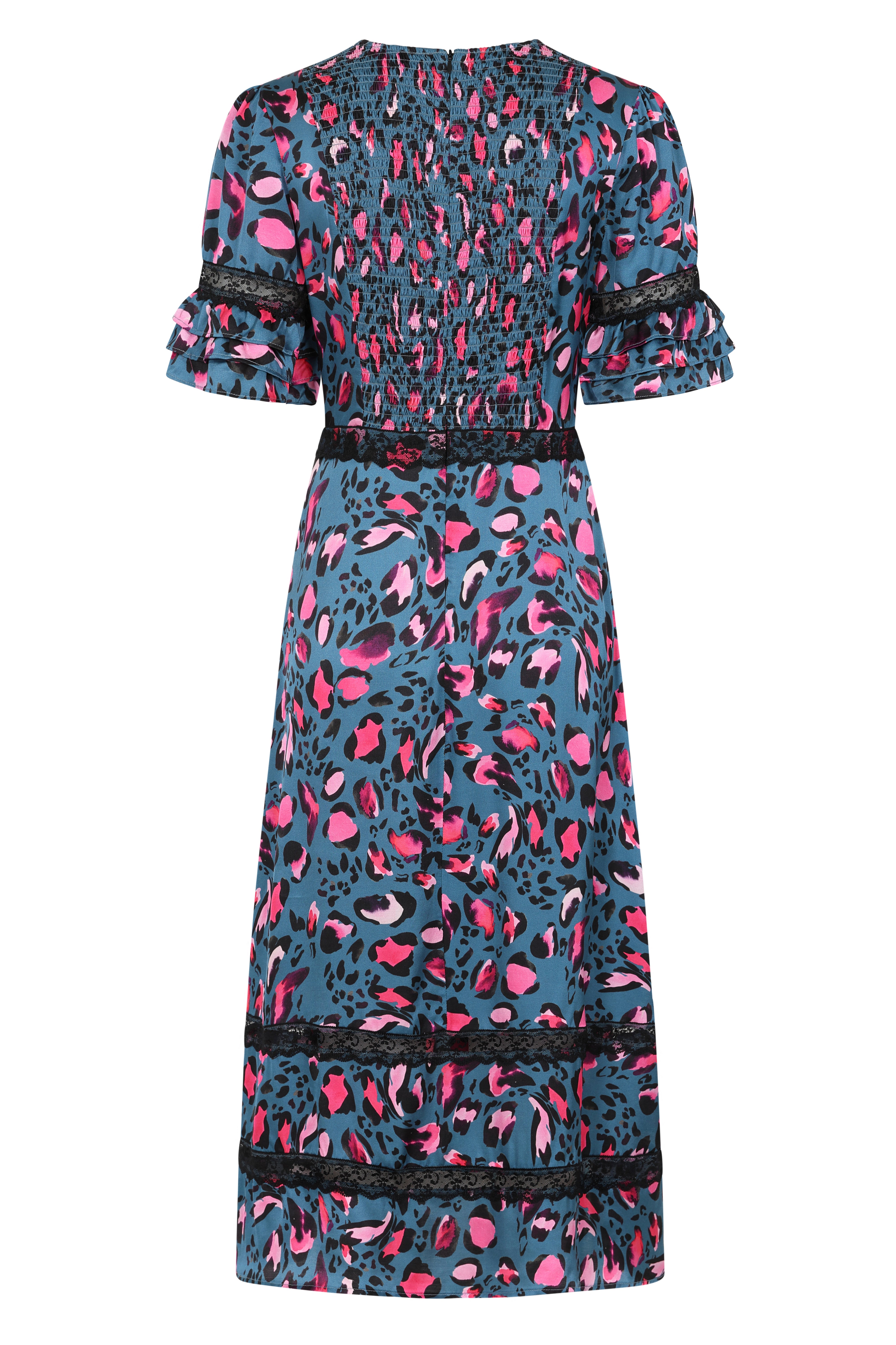 London Dress in Leopard Print - Image 3
