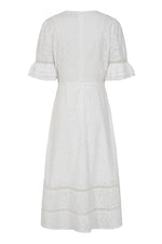 Load image into Gallery viewer, London Midi Dress White Picard