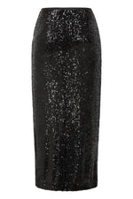Load image into Gallery viewer, Madrid Sequin Skirt in Black