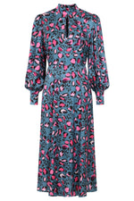Load image into Gallery viewer, Paris Midi Dress in Leopard Print