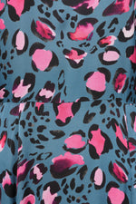 Load image into Gallery viewer, Paris Midi Dress in Leopard Print