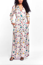 Load image into Gallery viewer, Dionne Dress Ecru Starfish
