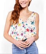 Load image into Gallery viewer, Aura Camisole Ecru Starfish