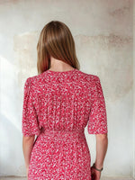 Load image into Gallery viewer, Imelda Dress Ditsy Red