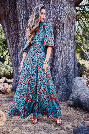 Elena Maxi Dress in Pink