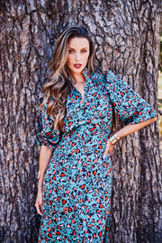 Elena Maxi Dress in Pink