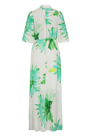 Elena Maxi Dress Soft Green Floral