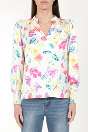 Dawn Blouse Cream Love Bug