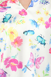 Dawn Blouse Cream Love Bug