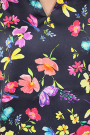 Dawn Blouse Navy Love Bug