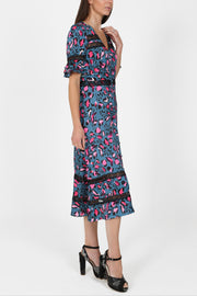 London Dress in Leopard Print