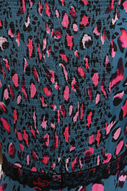 London Dress in Leopard Print