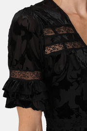 London Midi Dress in Black