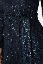 Load image into Gallery viewer, New York Jumpsuit in Navy Sequins
