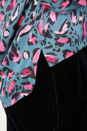 Dawn Blouse in Leopard Print
