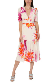 Imelda Dress Pink Flowers