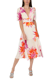 Imelda Dress Pink Flowers