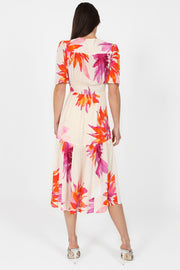 Imelda Dress Pink Flowers