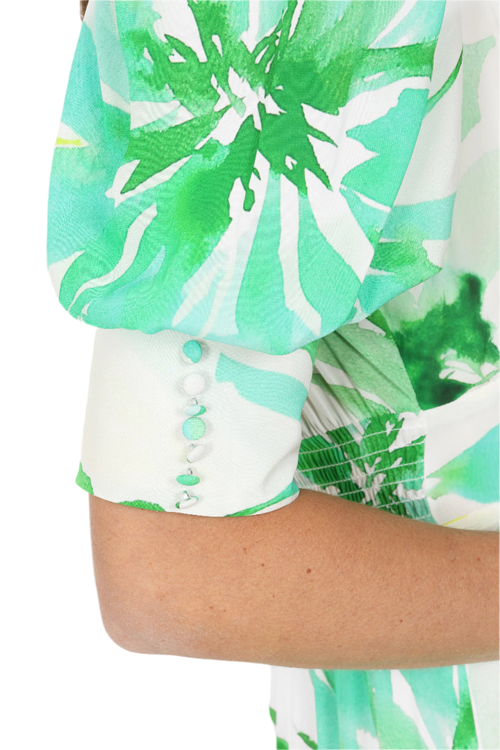 Orchid Dress Green Flower