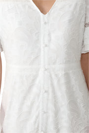 London Midi Dress White Picard