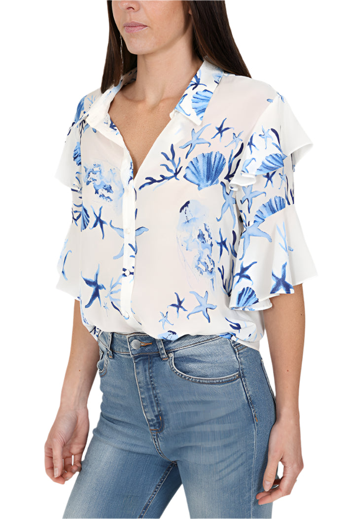 Peonie Blouse Oceania