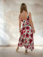 Load image into Gallery viewer, Bella Dress Cream Poppy