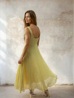 Load image into Gallery viewer, Bella Dress Ditsy Yellow