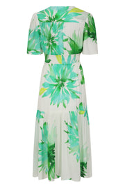 Imelda  Midi Dress Green Floral